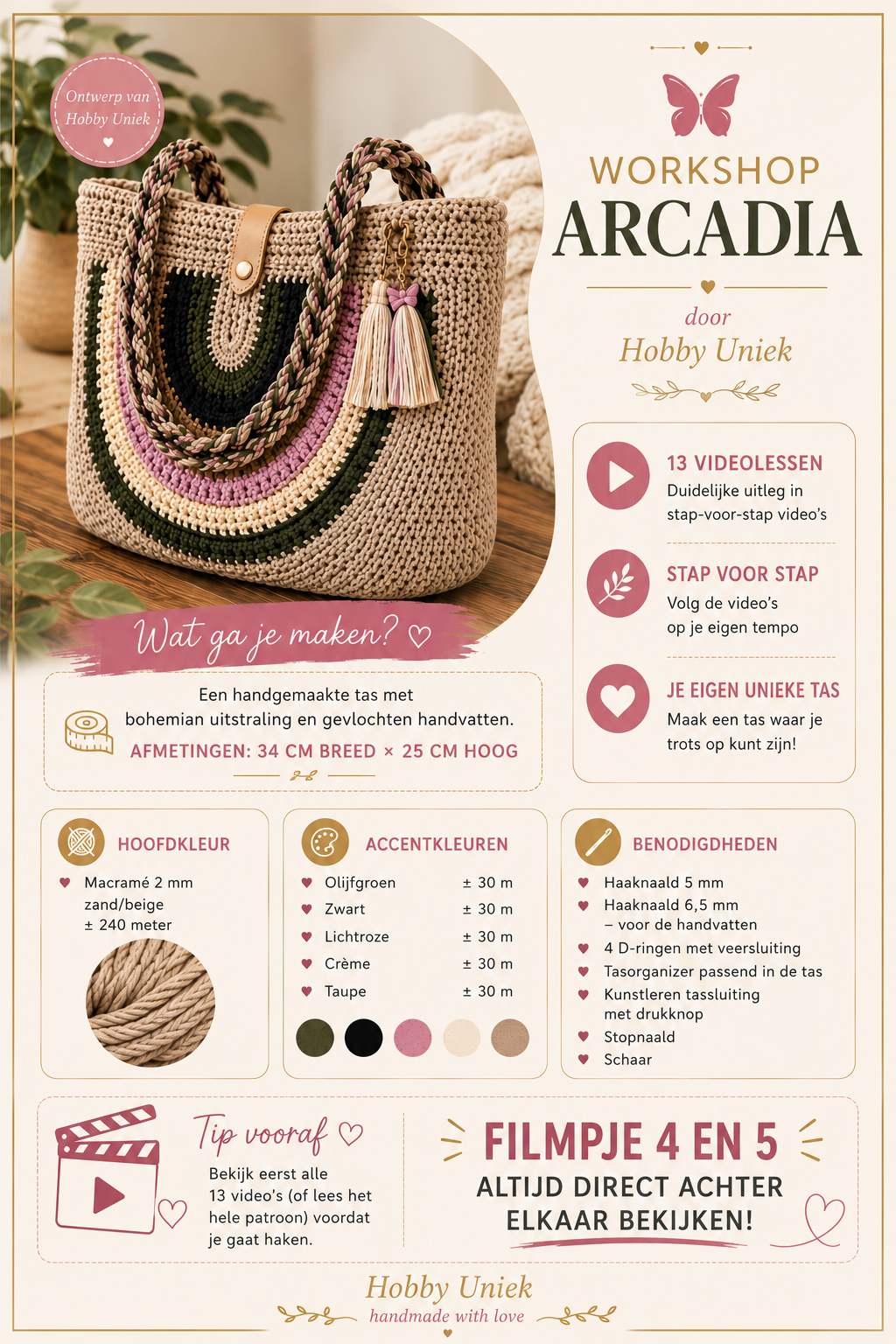 Tas Arcadia Patroon